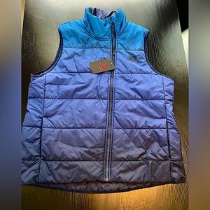 New Balance x Isaac Mizrahi Live!
Ombre Printed Puffer Vest- Size XL